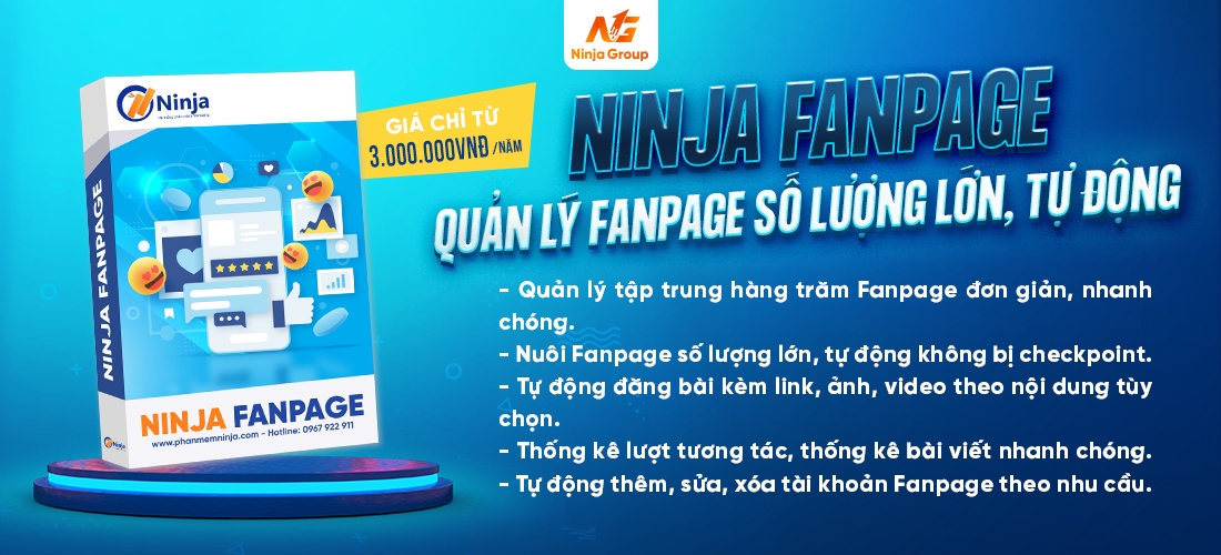 Phần mềm quản lý fanpage
