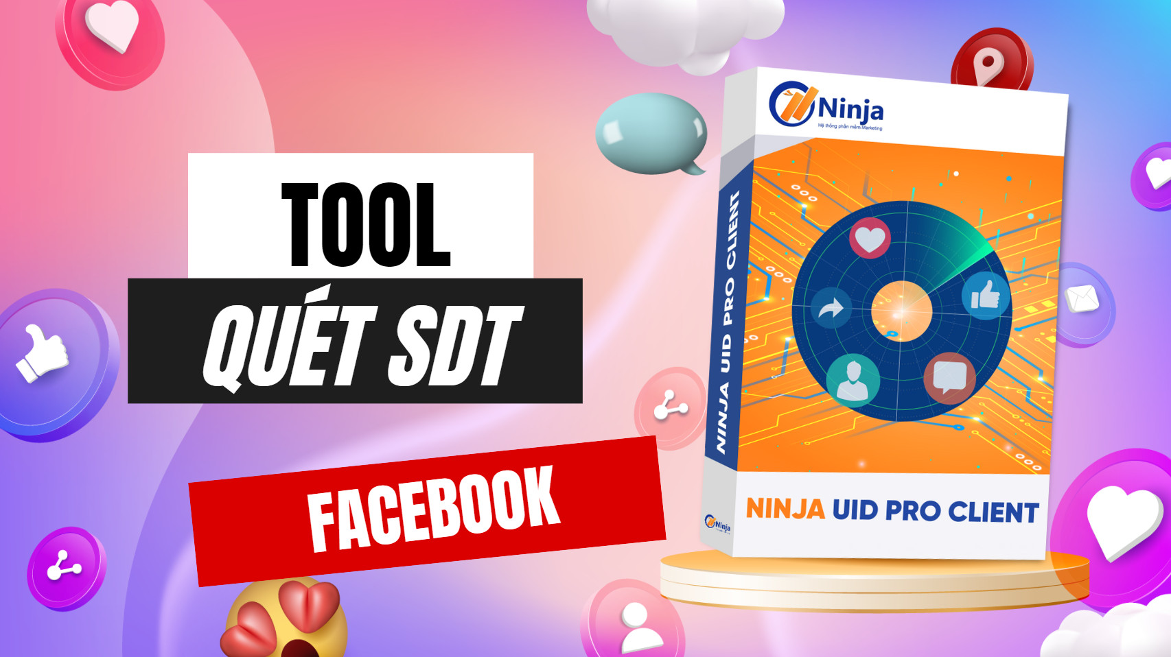 Quét số điện thoại Facebook